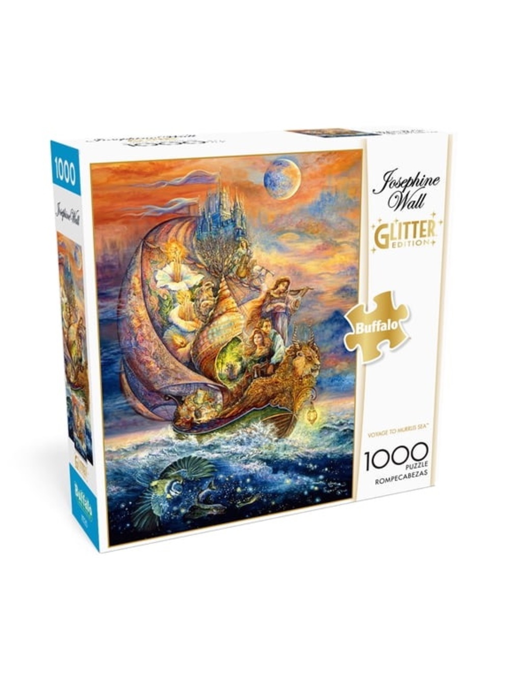 Josephine Wall 1000Pc Glitter Edition Jigsaw Puzzle Voyage to murrlis Sea
